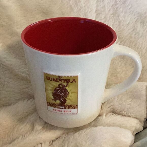Starbucks Sumatra Extra Bold 2006 Ceramic Coffee Mug 16 oz - Picture 1 of 4